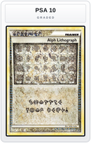 Graded - Alph Lithograph — PSA 10 graded overlay