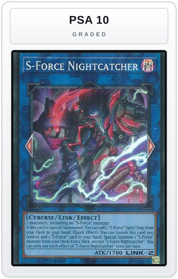 Graded - S-Force Nightcatcher — PSA 10 graded overlay