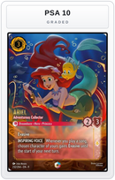 Graded - Ariel - Adventurous Collector (Enchanted) — PSA 10 graded overlay
