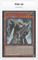 Graded - Ancient Gear Commander — PSA 10 graded overlay