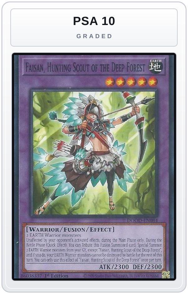 Graded - Faisan, Hunting Scout of the Deep Forest — PSA 10 graded overlay