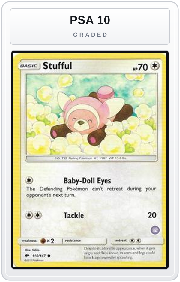 Graded - Stufful (12) — PSA 10 graded overlay