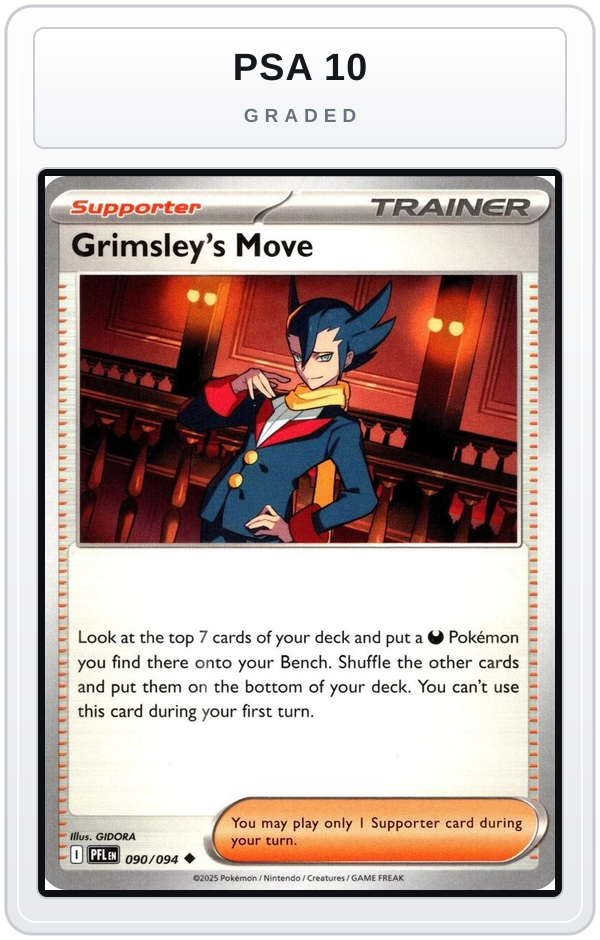 Graded - Grimsley's Move — PSA 10 graded overlay