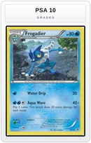 Graded - Frogadier — PSA 10 graded overlay