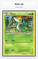 Graded - Snivy - 1/12 — PSA 10 graded overlay