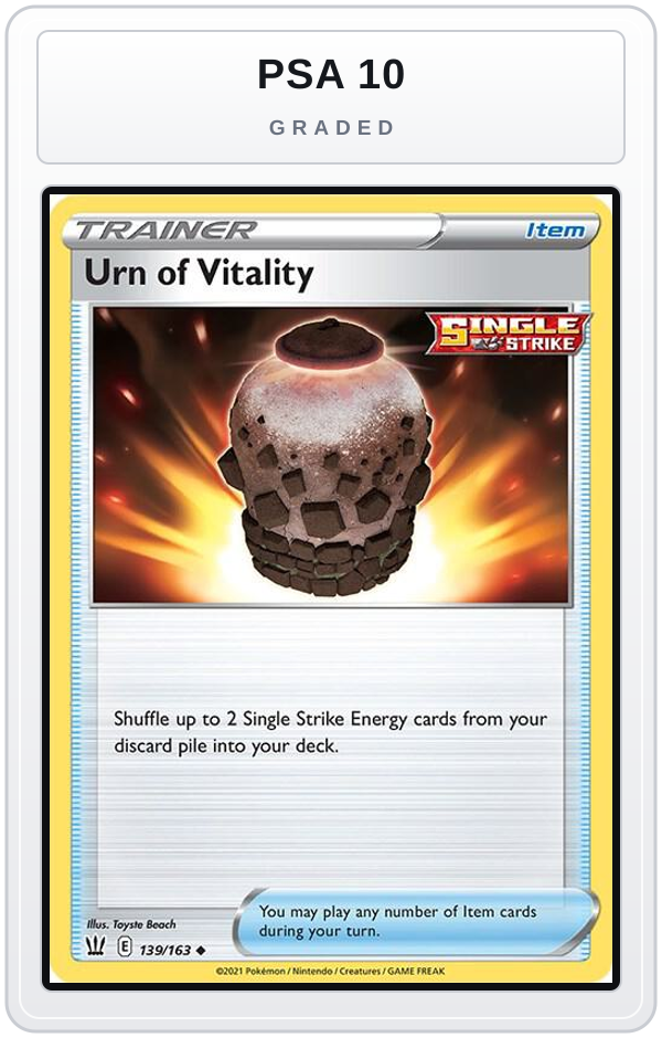 Graded - Urn of Vitality — PSA 10 graded overlay