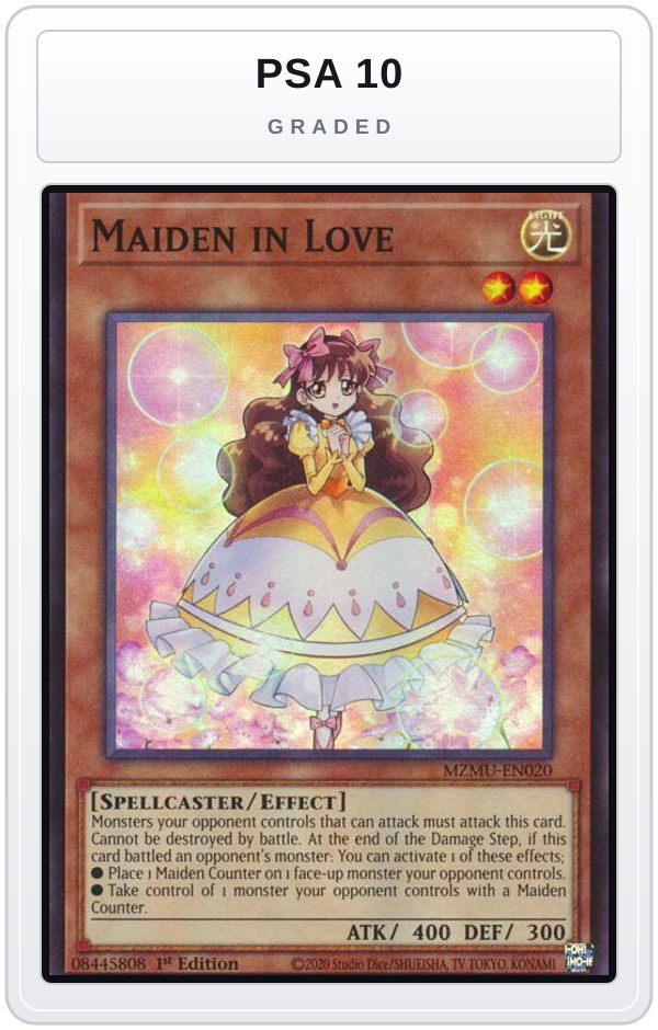 Graded - Maiden in Love — PSA 10 graded overlay