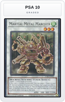 Graded - Martial Metal Marcher — PSA 10 graded overlay