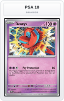 Graded - Deoxys - 033/086 — PSA 10 graded overlay
