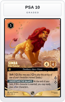 Graded - Simba - Pride Protector — PSA 10 graded overlay
