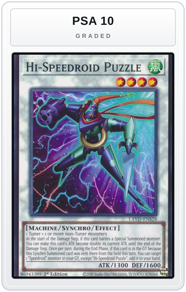 Graded - Hi-Speedroid Puzzle — PSA 10 graded overlay