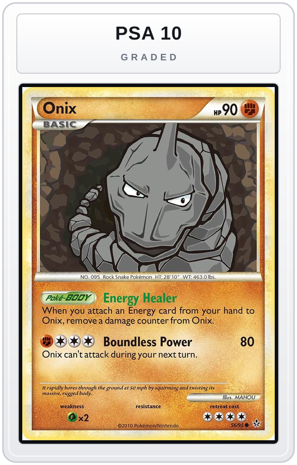 Graded - Onix (56) — PSA 10 graded overlay