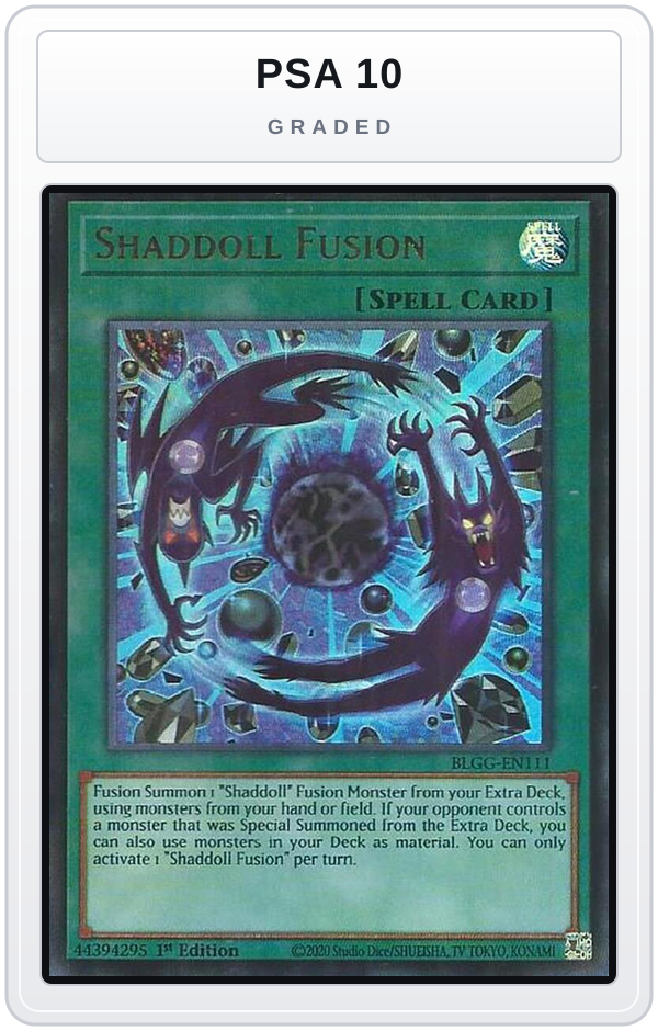 Graded - Shaddoll Fusion — PSA 10 graded overlay