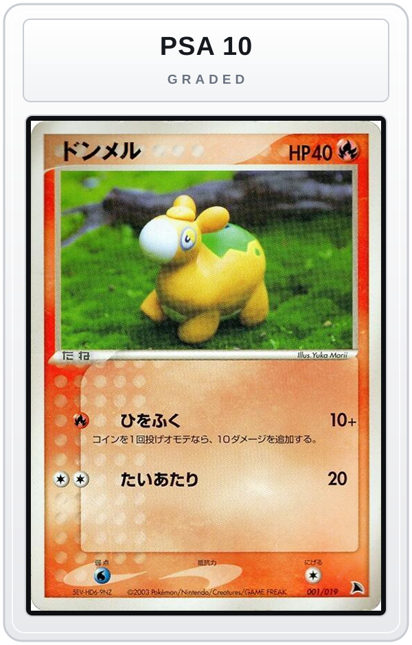Graded - Numel - 001/019 — PSA 10 graded overlay