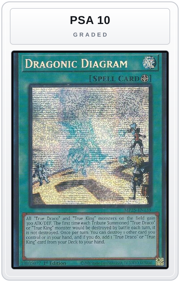 Graded - Dragonic Diagram — PSA 10 graded overlay