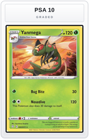 Graded - Yanmega — PSA 10 graded overlay