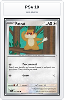 Graded - Patrat — PSA 10 graded overlay