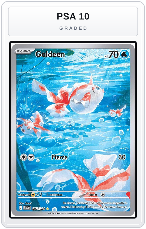 Graded - Goldeen - 087/084 — PSA 10 graded overlay