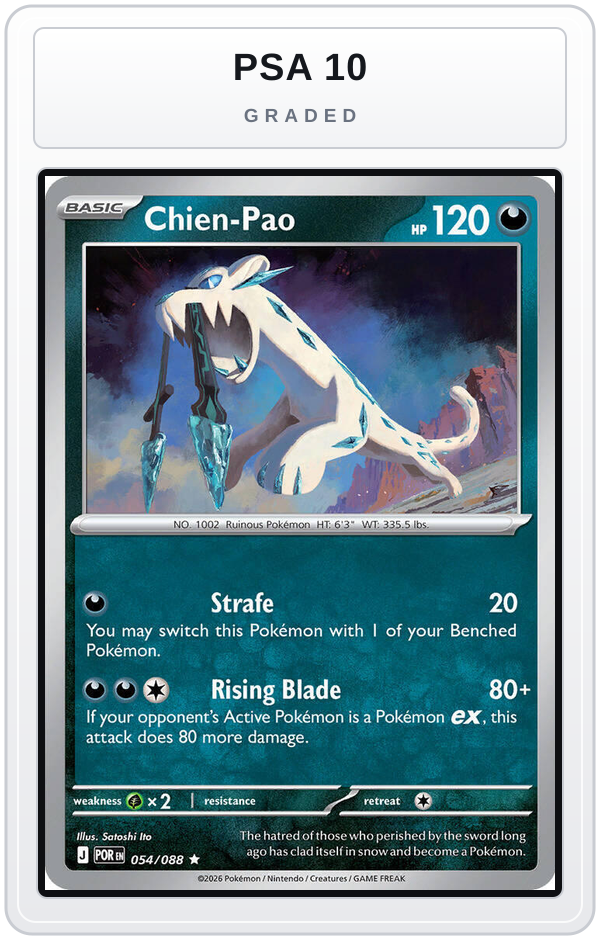 Graded - Chien-Pao — PSA 10 graded overlay