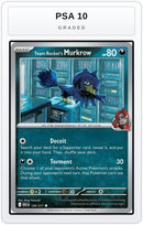 Graded - Team Rocket's Murkrow — PSA 10 graded overlay