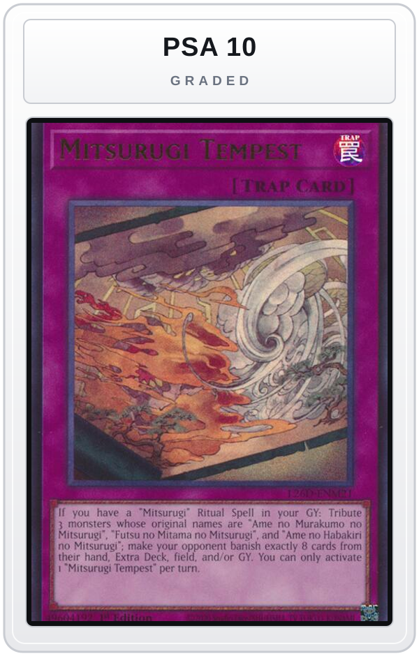 Graded - Mitsurugi Tempest — PSA 10 graded overlay