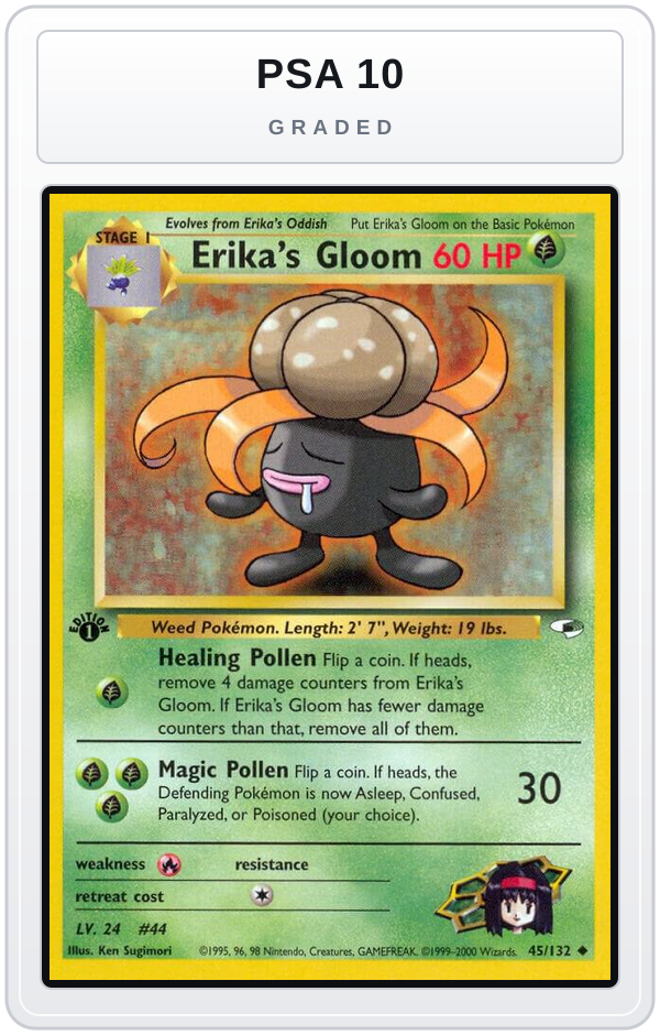 Graded - Erika's Gloom (45) — PSA 10 graded overlay
