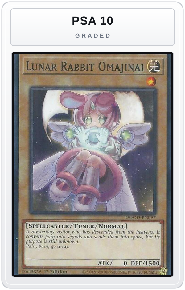 Graded - Lunar Rabbit Omajinai — PSA 10 graded overlay