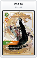 Graded - Lee Sin - Blind Monk (Overnumbered) — PSA 10 graded overlay