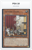 Graded - Flipping Feline — PSA 10 graded overlay