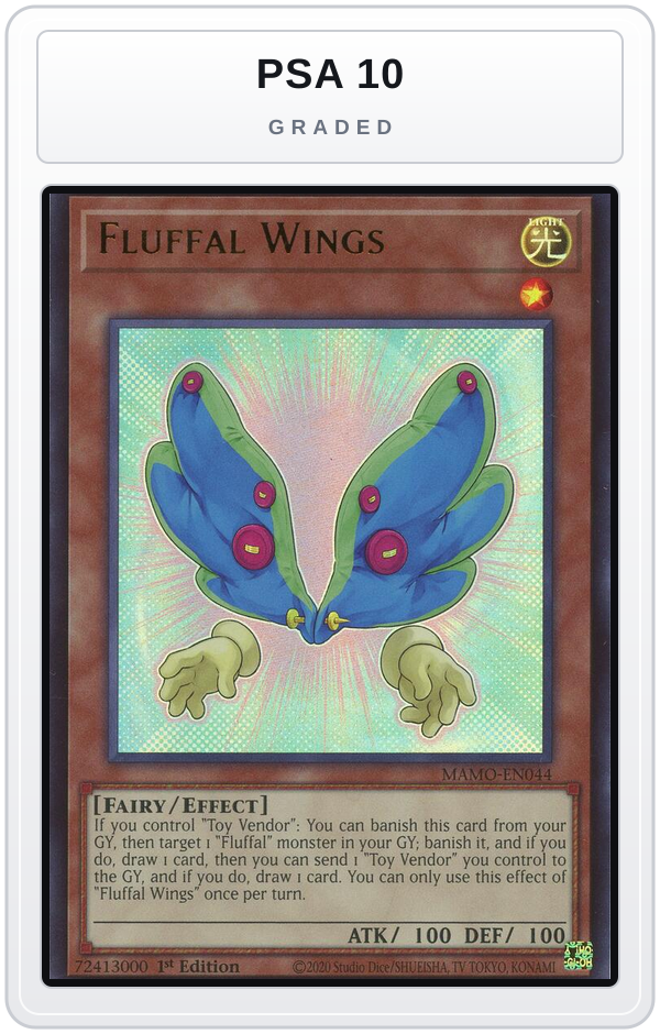 Graded - Fluffal Wings — PSA 10 graded overlay