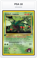 Graded - Erika's Oddish (47) — PSA 10 graded overlay