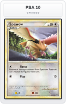 Graded - Spearow — PSA 10 graded overlay