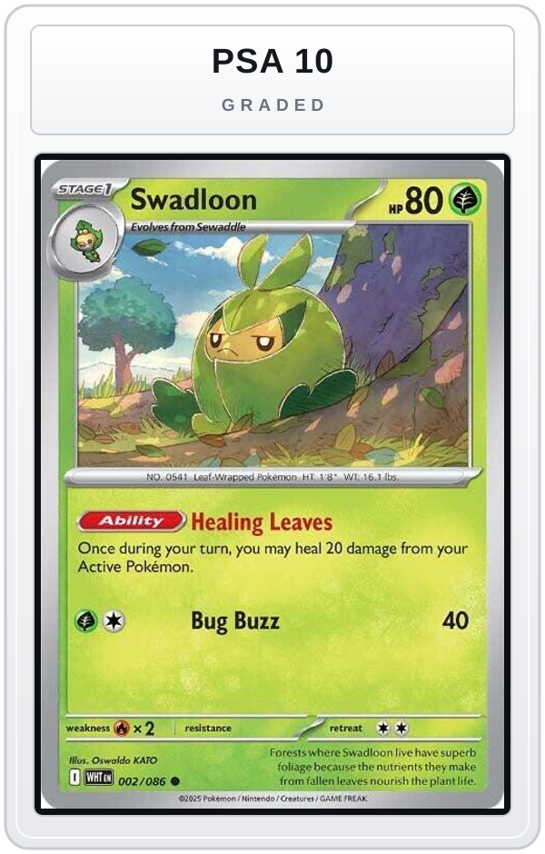 Graded - Swadloon — PSA 10 graded overlay