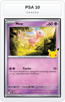 Graded - Mew — PSA 10 graded overlay