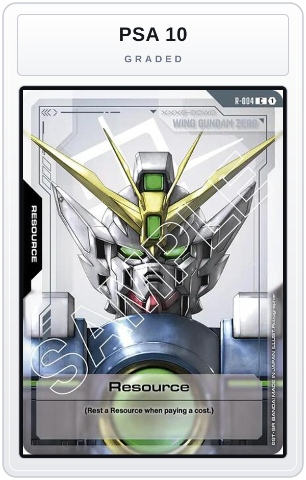 Graded - Resource (R-004) — PSA 10 graded overlay