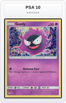 Graded - Gastly - 7/12 — PSA 10 graded overlay