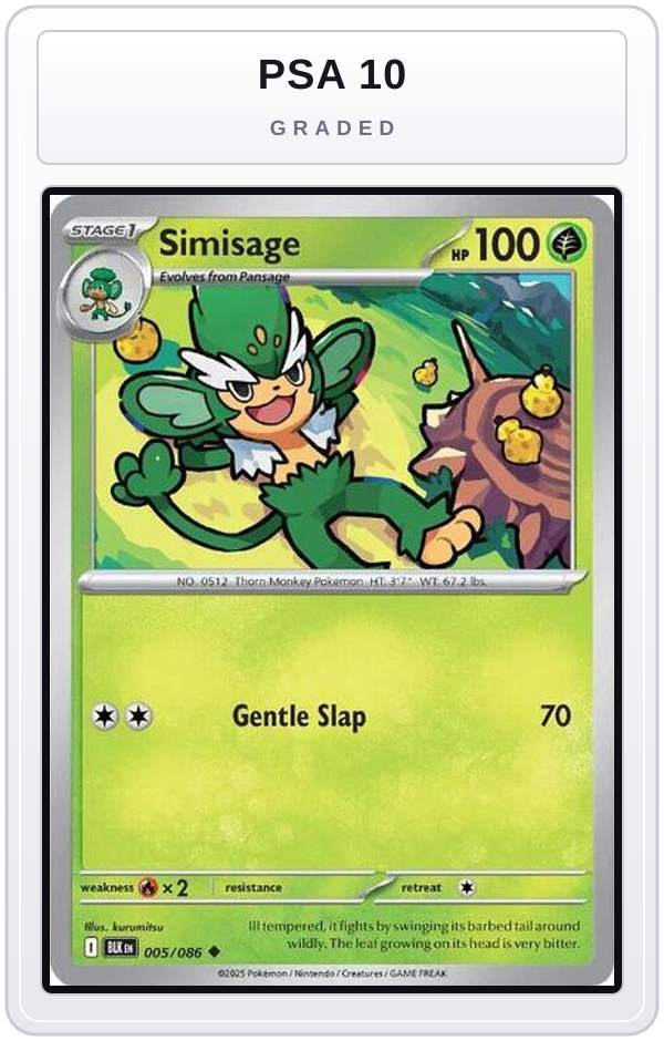 Graded - Simisage — PSA 10 graded overlay