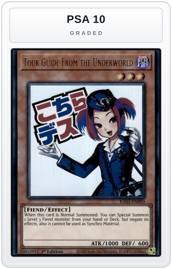 Graded - Tour Guide From the Underworld — PSA 10 graded overlay