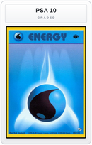 Graded - Water Energy — PSA 10 graded overlay
