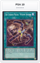 Graded - Sky Striker Mecha - Widow Anchor — PSA 10 graded overlay