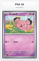 Graded - Snubbull — PSA 10 graded overlay