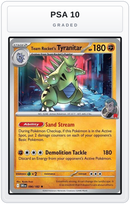 Graded - Team Rocket's Tyranitar — PSA 10 graded overlay