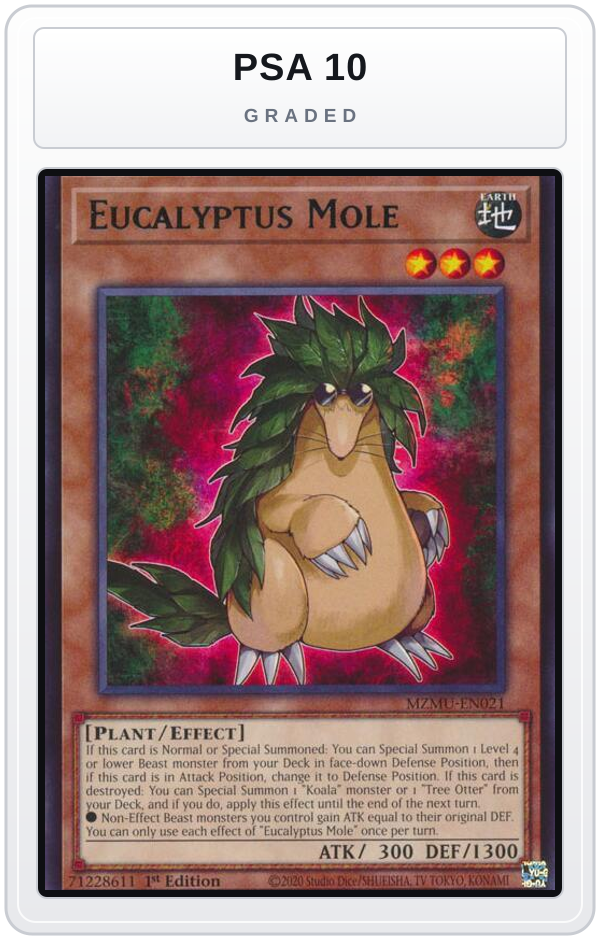 Graded - Eucalyptus Mole — PSA 10 graded overlay