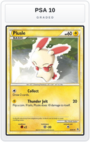 Graded - Plusle — PSA 10 graded overlay