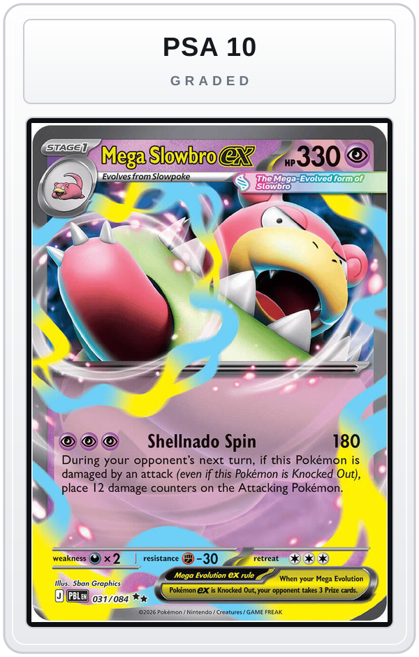 Graded - Mega Slowbro ex — PSA 10 graded overlay