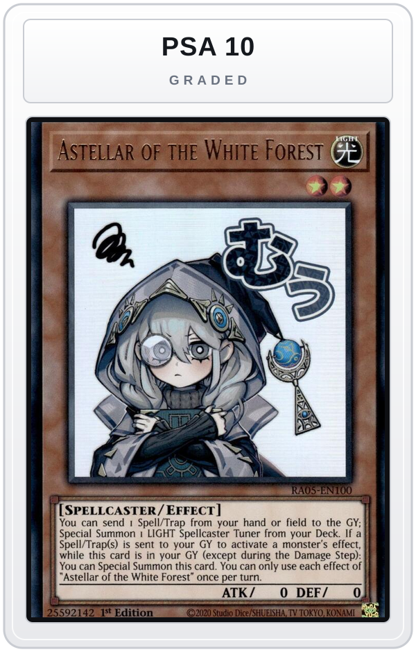 Graded - Astellar of the White Forest — PSA 10 graded overlay