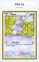 Graded - Axew - 12/12 — PSA 10 graded overlay