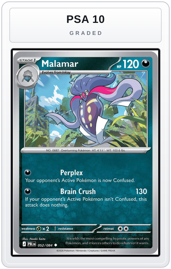 Graded - Malamar — PSA 10 graded overlay