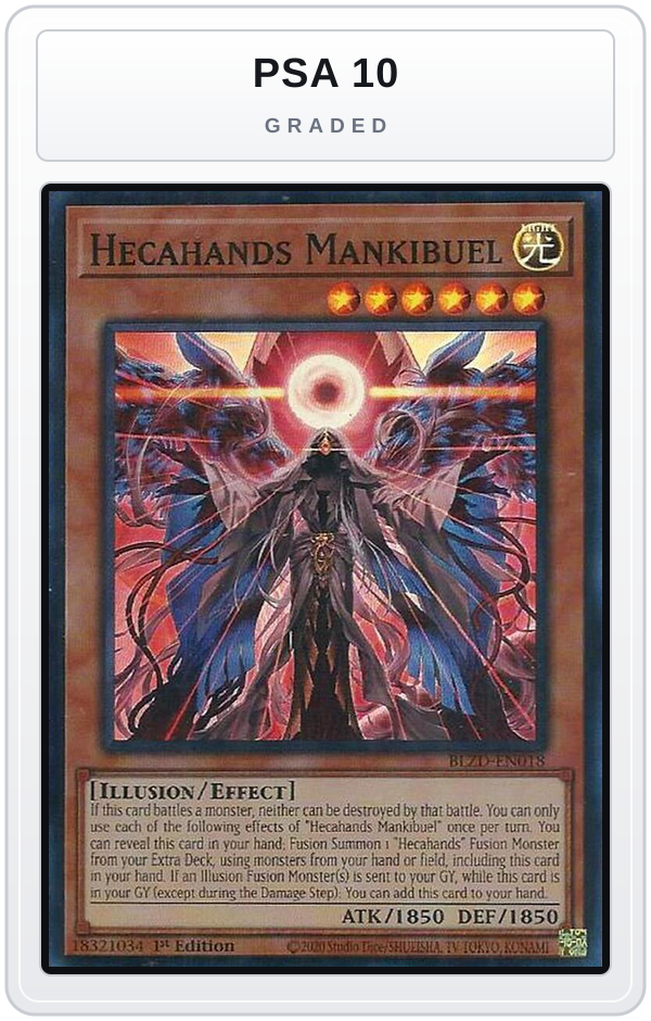 Graded - Hecahands Mankibuel — PSA 10 graded overlay