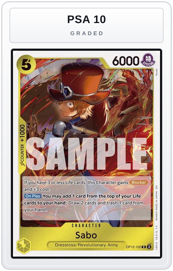 Graded - Sabo — PSA 10 graded overlay